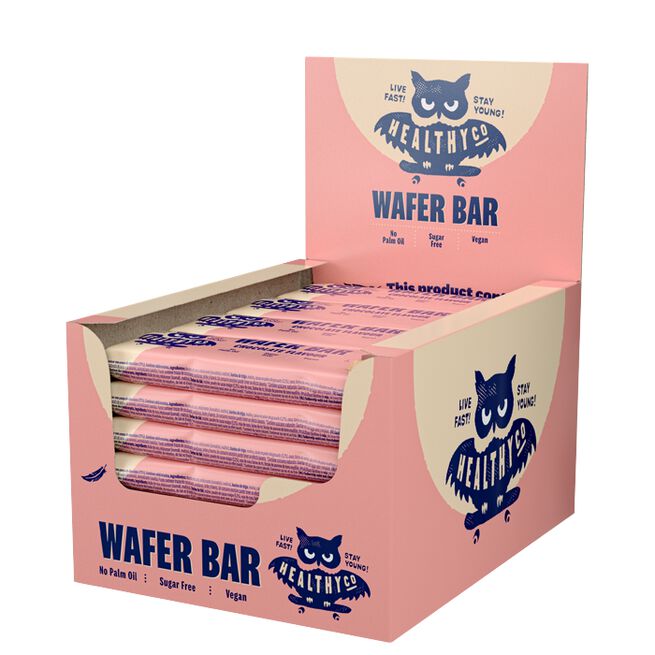 24 x Healthyco Wafer Bar 24 g 24 x Våffelbar 24 g Chocolate